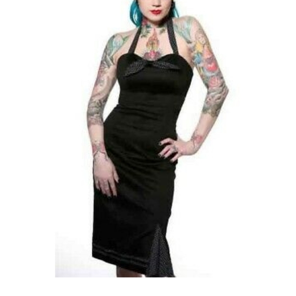 Rare Living Dead Souls Betty Boob Style Bodycon Dress - Picture 2 of 8